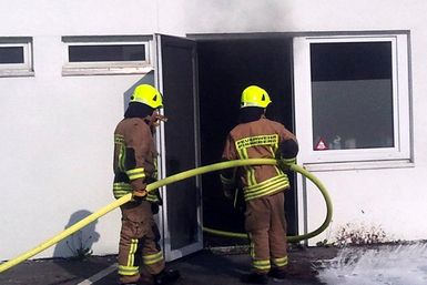 Einsatz Apenrader Straße. Fotos: FF Pinneberg