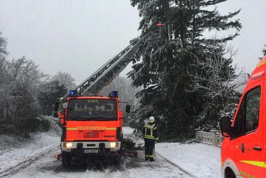 Einsatz in Rellingen mit Drehleiter FF Pinneberg. Foto: FF Pinneberg