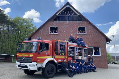 Gruppenfoto während des ersten Basislehrgangs